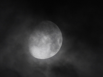 Cloudy Night With Moon - 10-24-2015 #2